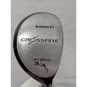 Intech Crossfire Hybrid 3/4 Right Handed Golf‎ Club Steel Shaft Pro Velvet Grip